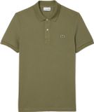 Lacoste Poloshirt Pique Olijfgroen - Maat S - Heren