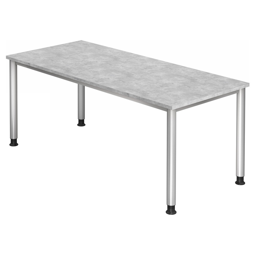 hjh OFFICE PRO HILO 19 S | Bureau - 180 x 80 Tafelhoogte I In hoogte verstelbaar Beton