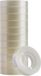 Quantore Plakband 12mmx33m Transparant Kunststof 12 stuks