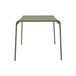 Hay - table carrée Palissade - vert - acier laqué époxy - designer Ronan & Erwan Bouroullec