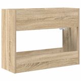 vidaXL - Opslaghaak - & - Rek - Sonoma - Eik - 65 - x - 24 - x - 50 - cm - Bewerkt - hout