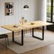 STILVORA Table à manger - Extensible avec 3 longueurs - Pour salle à manger et cuisine - MDF - Chêne - 140 180 220 x 80 cm