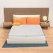 miasuite i sogni italiani Matras 80 x 200 H 18 cm, Waterfoam en vormvast, medisch apparaat. Primavera, wit