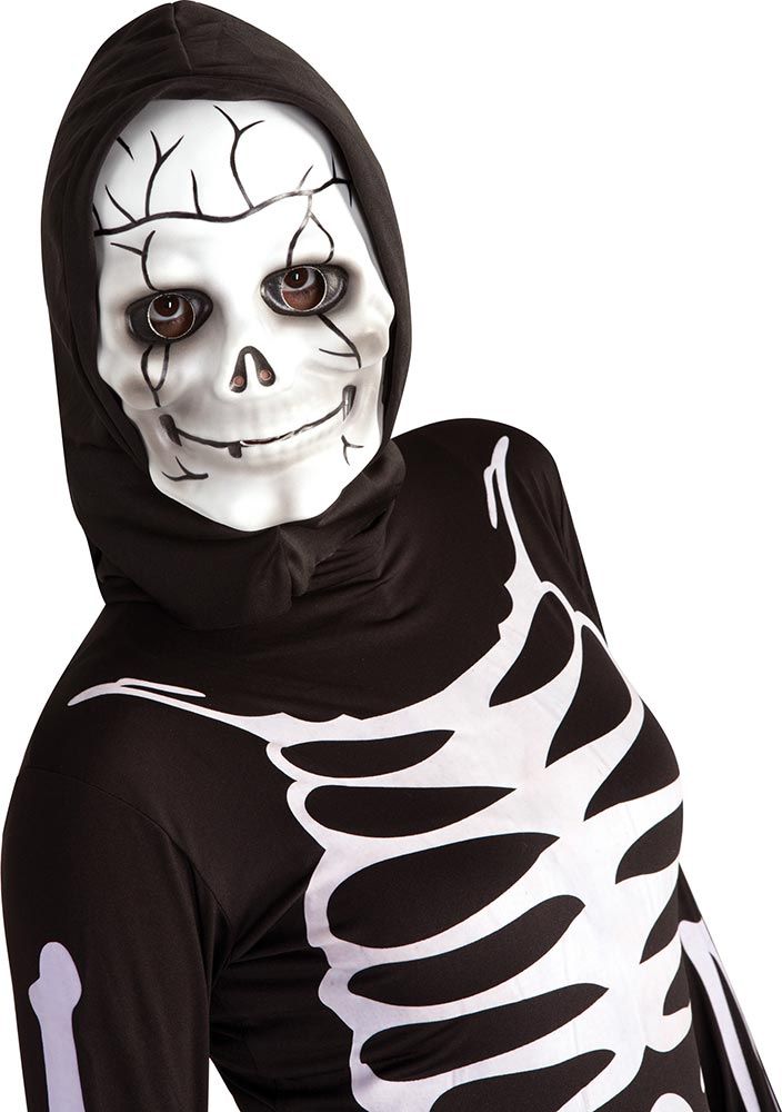 Rubie's S5090 - Fantasie- & speelgoedmasker - Zwart/Wit - Synthetisch - 1 stuk