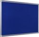 Bi-Office Viltbord New Generation, prikbord met aluminium frame, 90 x 60 cm, blauw