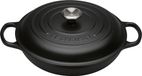 Le Creuset Braadpan Campagnard Signature Mat Zwart - ø 30 cm / 3.5 Liter