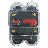 Offgridtec® DC veiligheidsschakelaar, handmatig, 12 V, 24 V, 48 V, 60 A, IP56, overbelasting, kortsluiting