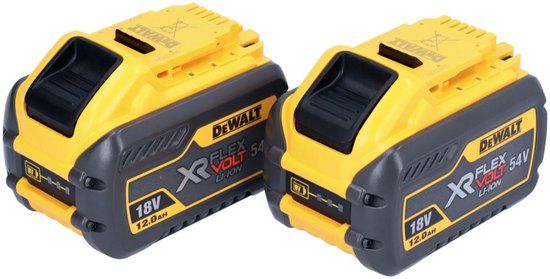 DEWALT DCB548Y2-XJ - 54V 12Ah Li-ion XR Flexvolt Battery 2-Pack