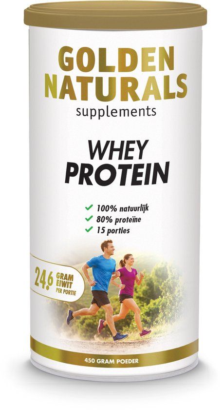 Golden Naturals Whey Protein Poeder - 450 gram