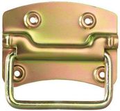 GAH Alberts Kistgreep H.85 mm B.120 mm STA galv. geel verz. Aant. gaten 4