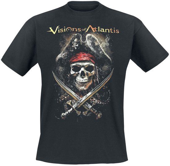 Visions Of Atlantis Pirates II Heren T-shirt - zwart - XXL