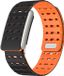 Strap-it Magnetisch siliconen bandje - geschikt voor de Whoop 5.0 (zwart/oranje)