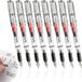 Shenzhen Haorui Industrial Technology Co., Ltd. Set de calligraphie - 8 stylos de calligraphie avec plume large - transparent