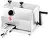 Presse-canne à sucre commerciale sans marque, extracteur de jus de canne à sucre 110 LBS/H avec 3 rouleaux en acier inoxydable, entrée de 2,4 pouces de large, centrifugeuse manuelle pour un usage domestique et professionnel