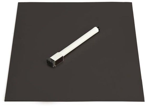 StarTech.com Magneet mat - 24 cm x 27 cm - Zwart/Wit