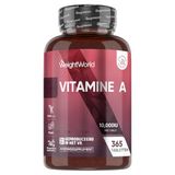 Vitamine WeightWorld Vitamine A tabletten - 10.000 IE per portie - 365 vegan tabletten