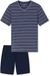 Schiesser Pyjama 183588 Blauwgrijs Maat M