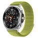 Samsung Galaxy Watch 9 Nylon Ribbelbandje - Groen - 40mm / 44mm