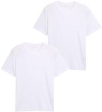 Tom Tailor - Katoenen T-shirts in een set van 2 - Maat XXL - White