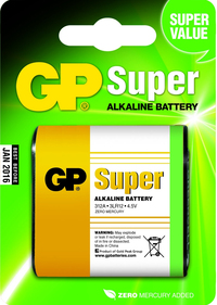 GP Batteries Super Alkaline 4.5V Battery - 1 Pack