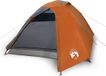 vidaXL Tente dôme 3 personnes imperméable gris et orange
