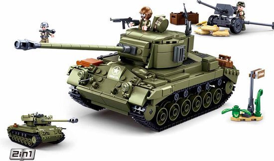 Sluban M38-B0860 - Medium Tank Groen