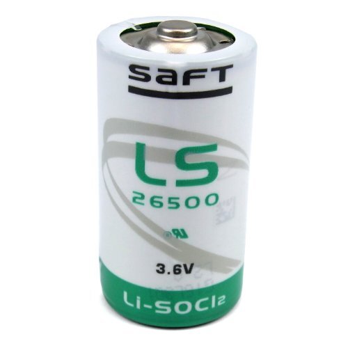 Saft LS 26500 lithiumbatterij (3,6 V, Li-SOCl2)