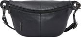 Mandarina Duck Sac banane en cuir Mellow Leather Bum Bag Nero Zwart