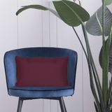 Kussen 50 x 30 cm [set van 2] - Rood - Polyester - Waterafstotend