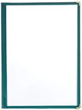 Garcia de Pou American 2 Pagina's Menu Din A-4, 23 x 31,7 cm, Polyvinylchloride, Groen, One Size