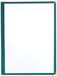 Garcia de Pou American 2 Pagina's Menu Din A-4, 23 x 31,7 cm, Polyvinylchloride, Groen, One Size
