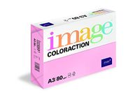 Beeld Beeld kleur gekleurd papier coral/rosa