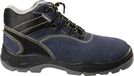 Goodyear S1P hoge veiligheidsschoenen met metaal in suedeleer kleur blauw en zwart maat 44
