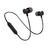 Bluetooth Huawei Bluetooth hoofdtelefoon, metaal, voor Huawei Y6 2019 smartphone, draadloos, afstandsbediening, handsfree inrichting, in-ear hoofdtelefoon univ (zwart)
