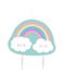 Amscan RIETHMULLER Verjaardagskaarsje kleine regenboogwolk