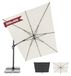 Merkloos Slingerparasol Naturel Aluminium 400 x 300 cm