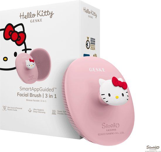 Hello Kitty GESKE x Hello Kitty SmartAppGuided™ Facial Brush 3-in-1 Gezichtsborstel