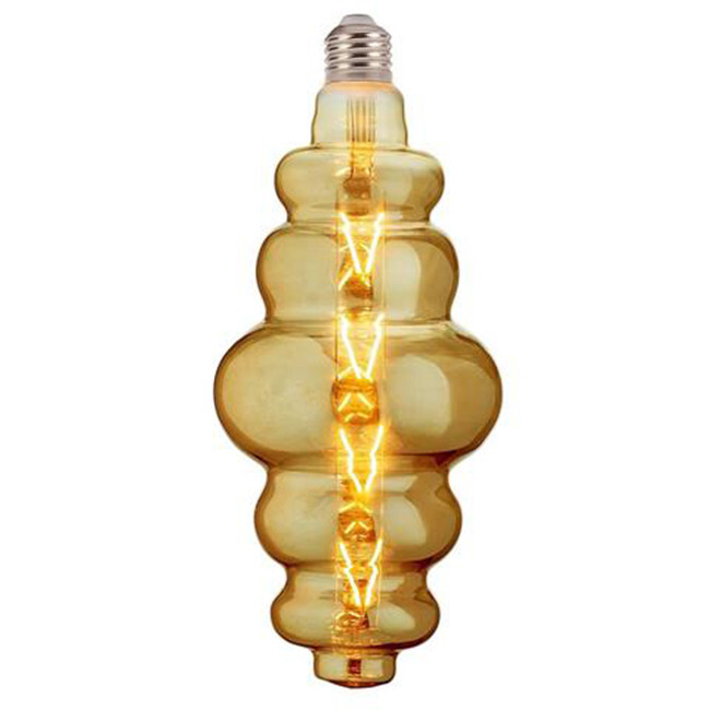 BES LED LED Lamp - Design - Origa - E27 Fitting - Amber - 8W - Warm Wit 2200K