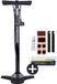 Dunlop Fietspomp met Drukmeter en Fiets Reparatieset 9-delig