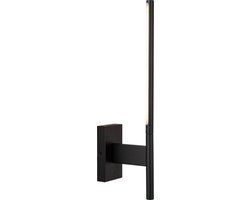 Lucide FINAN - Wandlamp - LED - 1x6W 2700K - Met USB oplaadpunt - Zwart