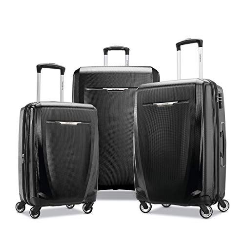 Samsonite Winfield 3 DLX Hardside 3-Piece Spinner Luggage Set - Black