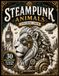 STEAMPUNK ANIMALS COLORING BOOK