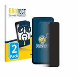 BROTECT - privacy screenprotector voor Oppo A6x 4G - Folie Beschermfolie Blauwlichtfilter 2 Stuks