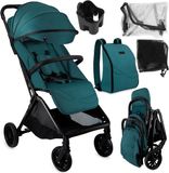 MoMi ANDREA Kinderwagen - Automatisch Inklapbaar - Lichtgewicht 7,3 kg - Tot 22 kg - Turquoise