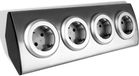 ORNO AE-1340 prise d'angle quadruple avec protection enfant