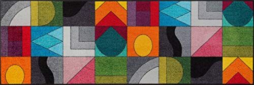 Wash+Dry Momix deurmat - kleurrijk - 60x180 cm