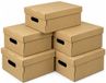 CM Huis Opbergbox - Beige - Karton - 37 x 29 x 17 cm - 18 liter - 6 stuks