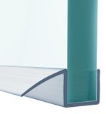 Merkloos Solidchoice - Vervangende Seal voor Douchecabines en Badkuipen (8-10 mm, 2 m)