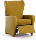 ECOMMERC3 Bi-elastische fauteuilhoes, 4 stuks, verstelbaar, volledige slijtvastheid, fauteuilhoes, ademend en eenvoudig te installeren, gestoffeerde look