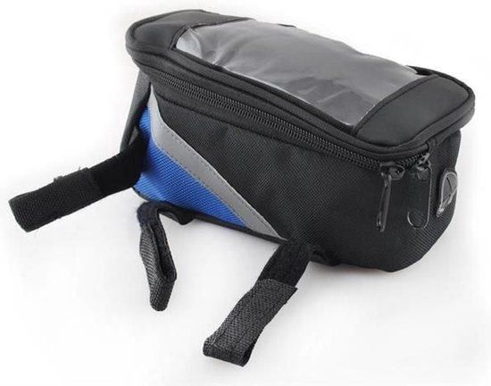 Merkloos Telefoontasje voor op de Fiets - Universeel - Zwart